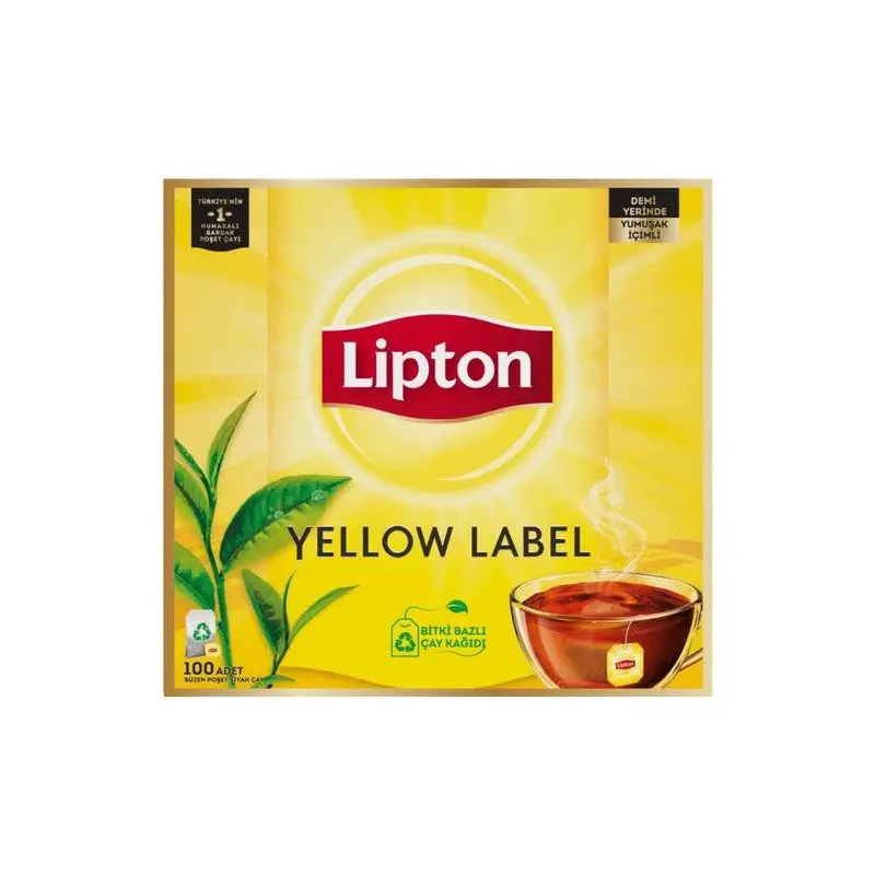 Lipton Yellow Label Tea Bag Cup 100 Pack X 3 Pack