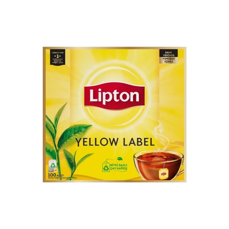 Lipton Yellow Label Tea Bag Cup 100 Pieces X 2 Pieces