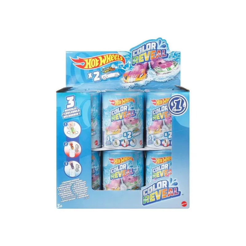 Hbn63 Hw Color Reveal Color Changing Special Vehicles / Hot Wheels - Price For 1 Piece