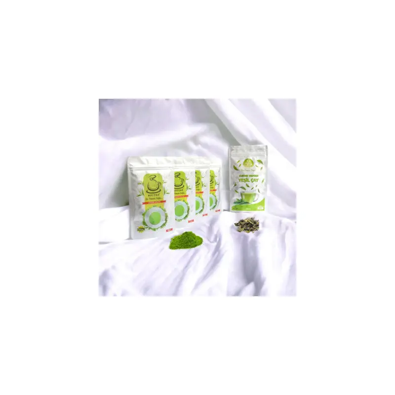 High Quality Matcha Tea 4 X 50 Gr (100% Pure Local Matcha) + 50 Gr Gourmet Leaf Green Tea