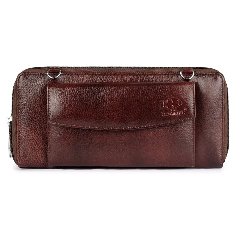 THE CLOWNFISH Dark Brown Women's Wallet
