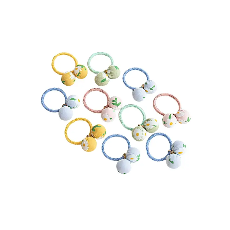 10 Pcs Melbees Multicolor Rubber Bands for Girls Hair Accessories | Ponytail Holders