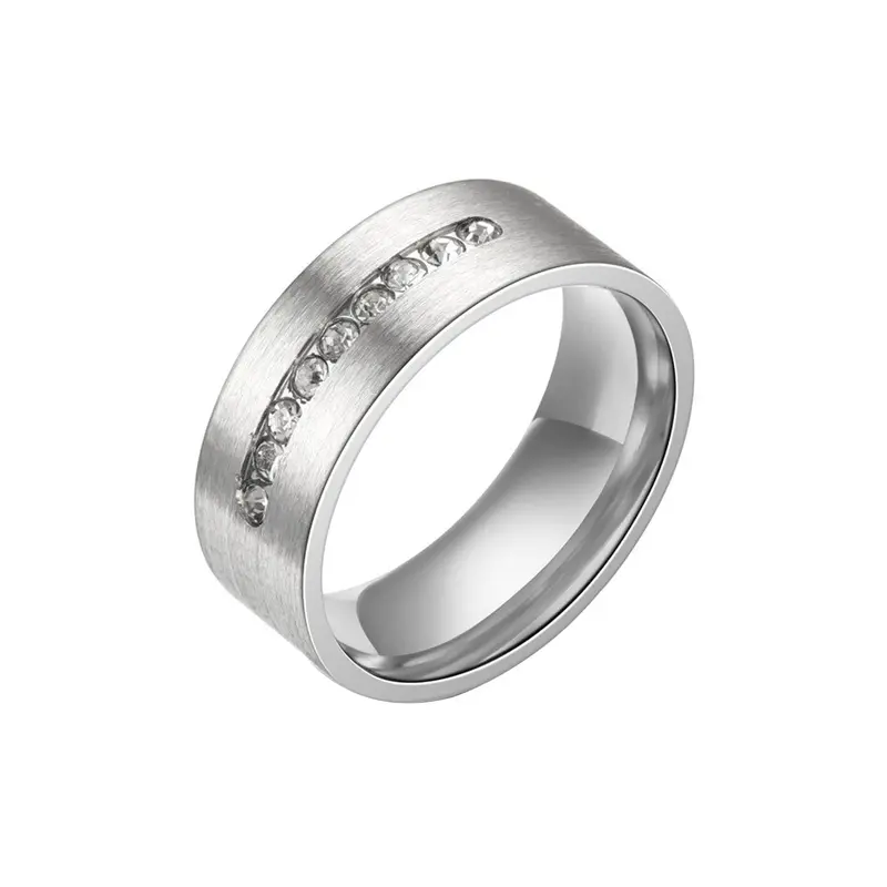 Yellow Chimes Women Ring: Silver Plated Crystal Studded Finger Ring | Size: 7 | Width: 1.2 cm | Traditional Style