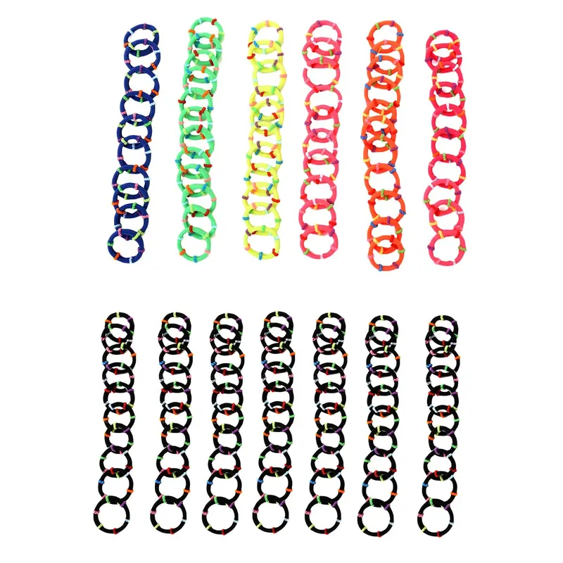 135 Pcs Multicolor Rubber Hair Bands for Girls | Cute Ponytail Holders