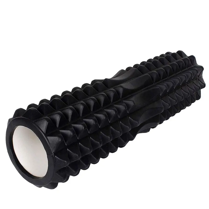 33cm Foam Roller: High Density EVA Roller | Black | For Fitness & Therapy