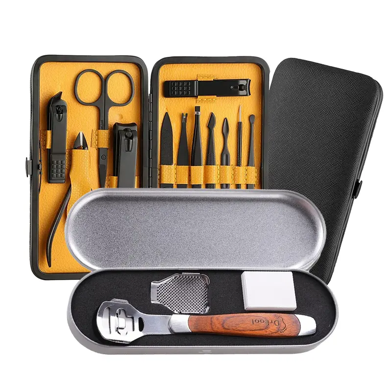 12 in 1 Pedicure Kit - All-in-One Foot Care | Includes 10 Blades | Ergonomic Design | Stainless Steel