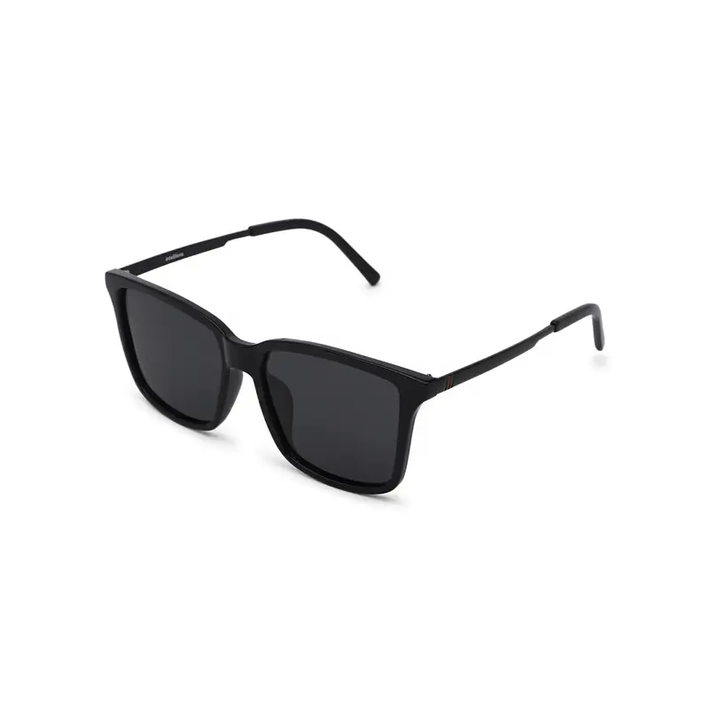Intellilens | Branded Latest and Stylish Sunglasses | Polarized and 100% UV Protected | Light Weight, Durable, Premium Looks |Women | Black Lenses | Square | Medium