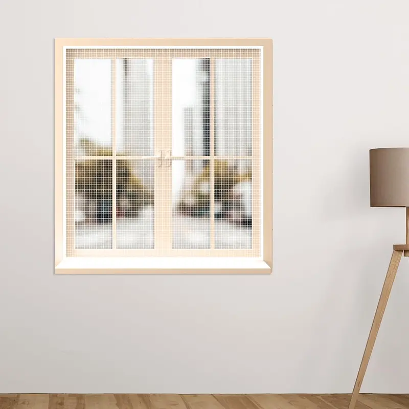 Classic Mosquito Net: Pre Stitched Window Net | 120x150 cm | Ivory