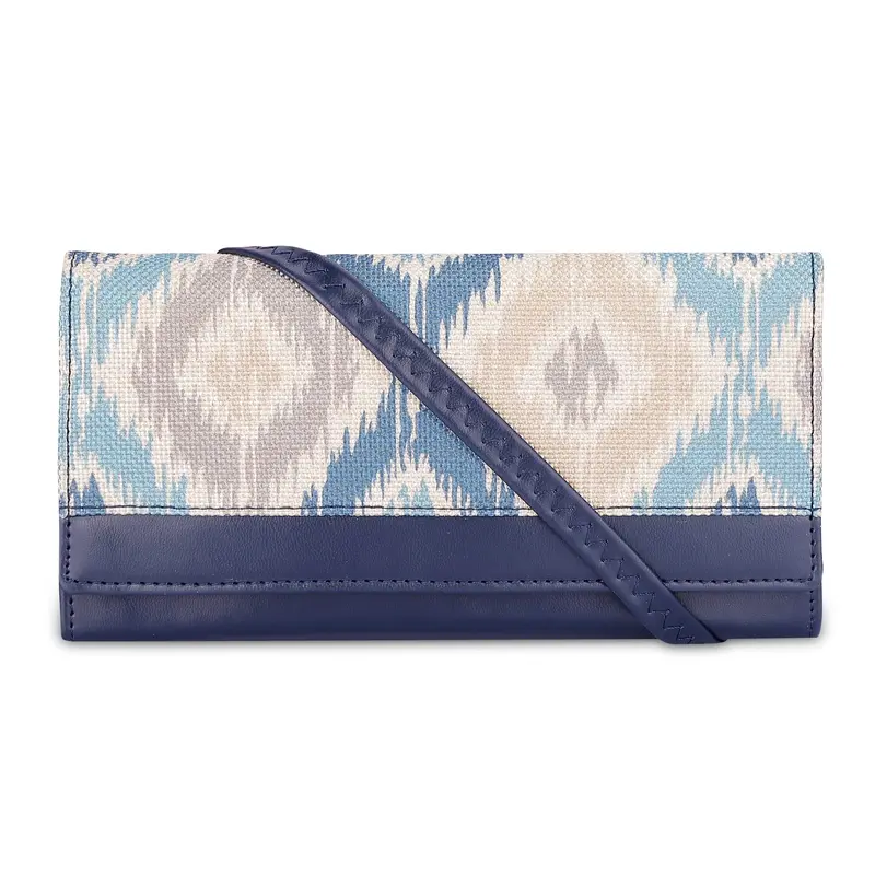 Erika Women's Wallet: Pearl Vegan Leather Purse with Card Slots