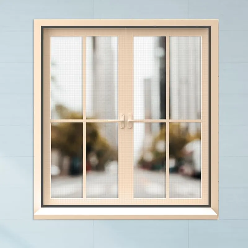 Classic Mosquito Net for Windows: Pre-Stitched & Washable | 160x200cm | Cream