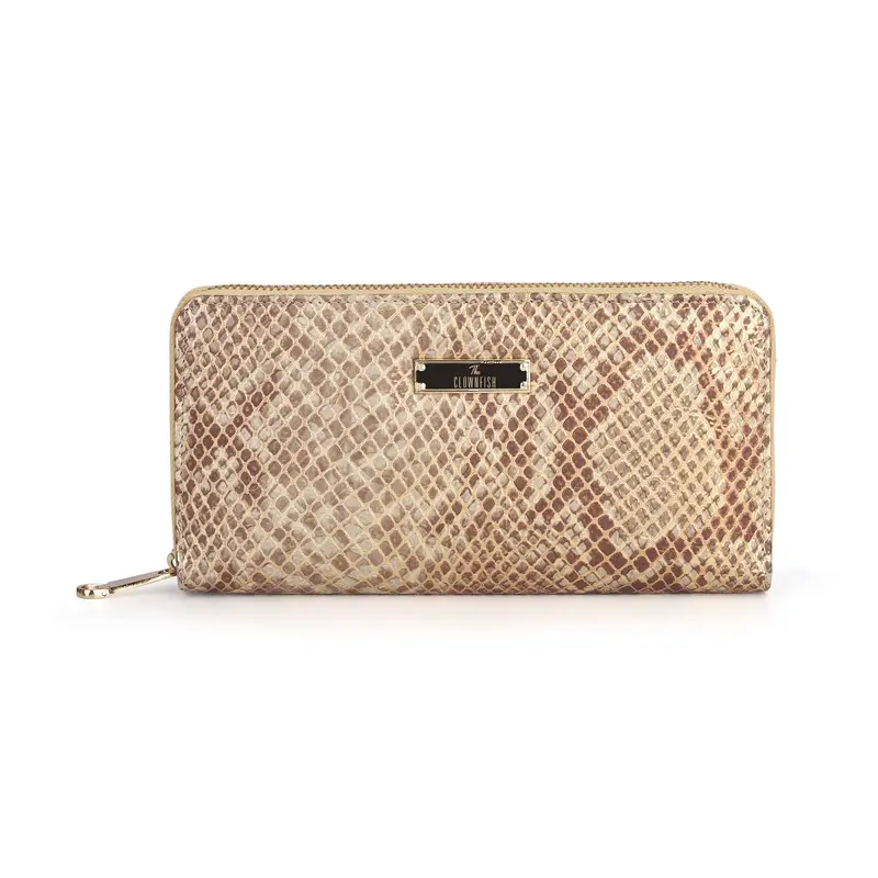 Donelle Collection: Yellow Genuine Leather Wallet with Card Holders | Casual Style | Slim Design