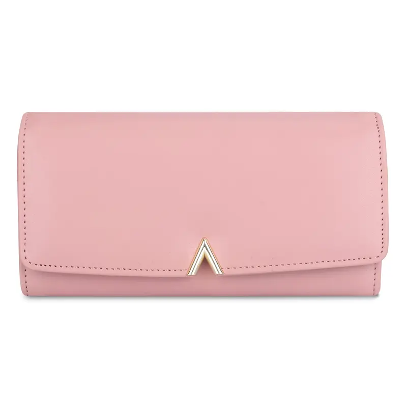 FashionFinesse Dark Brown: Women's Bi-Fold Wallet with Multiple Card Slots | Faux Leather | Compact Design | Elegant