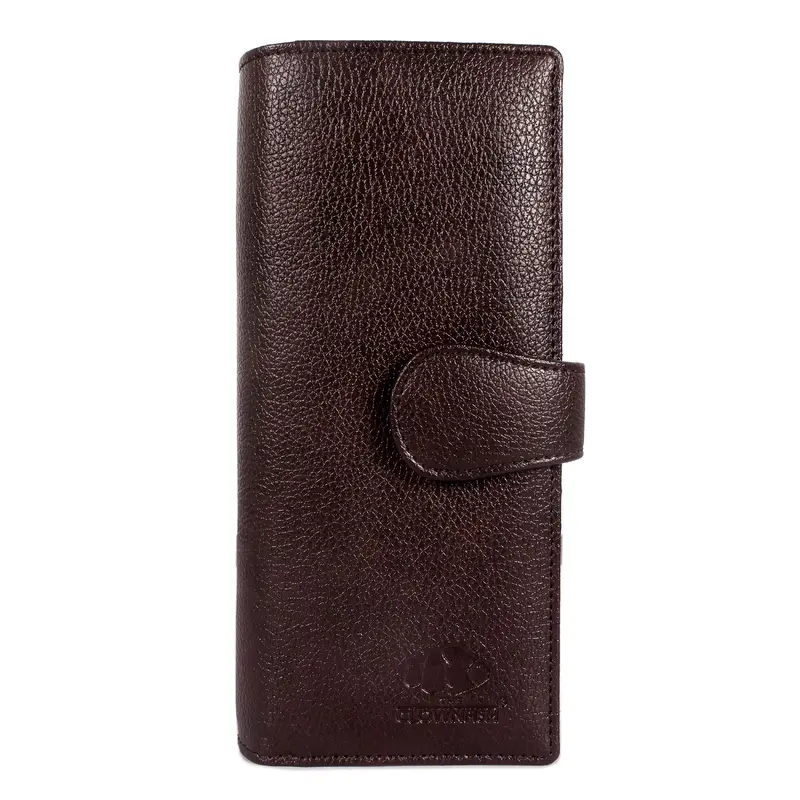 Elina Dark Brown Women's Wallet: Slim Design with Card Holders | Casual