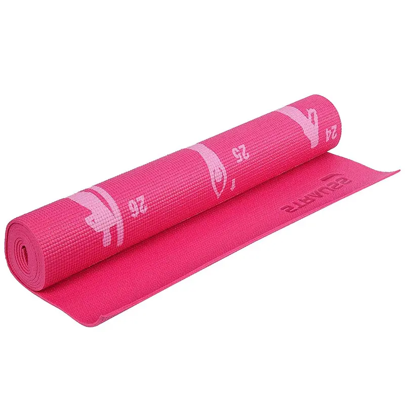 Yogasana 4mm Yoga Mat - Lightweight, Non-Slip | 68" x 24" | Pink