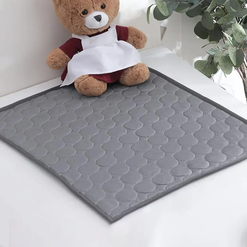 ZQCJ001G-XS Small Grey Dog & Cat Bed - Cool, Lightweight | Rectangular