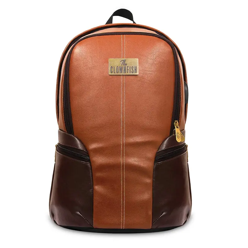 27L Laptop Backpack with Zip Closure, Back Padding & Adjustable Straps | Slim Fit | 14 inch | Mud Brown
