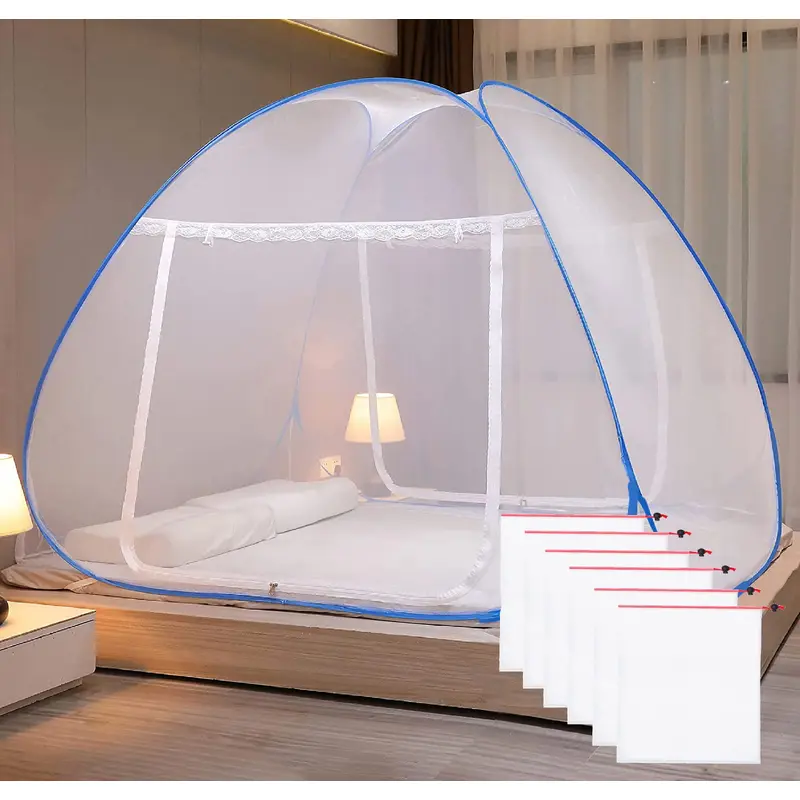 Evafly Mosquito Net: Full Pink Heart Design Single Bed | 200cm x 120cm