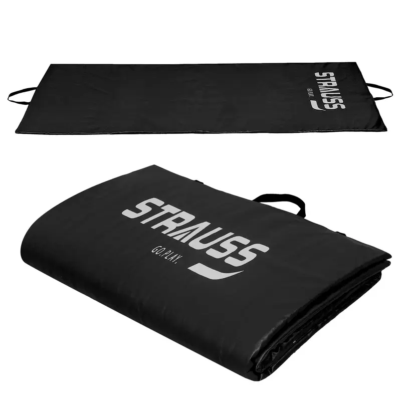 Yoga Mat for Workout & Meditation | Foldable Design | 12 mm | Black