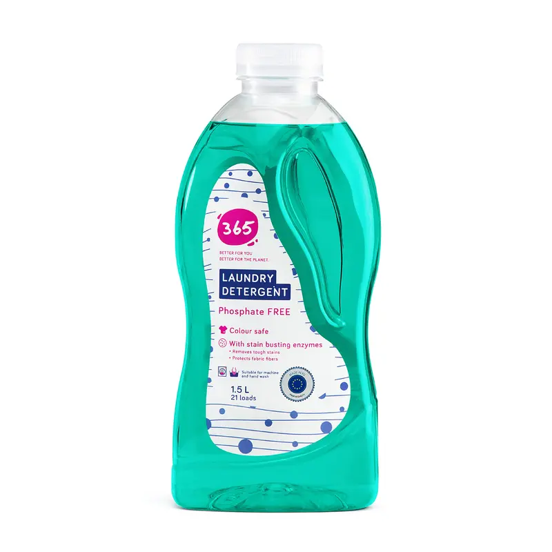 365 Liquid Laundry Detergent: Phosphate-Free Cleaning | 1500 ml | White