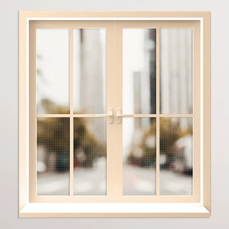 Classic Mosquito Net for Windows: 50cm x 50cm Fiberglass Net | Cream